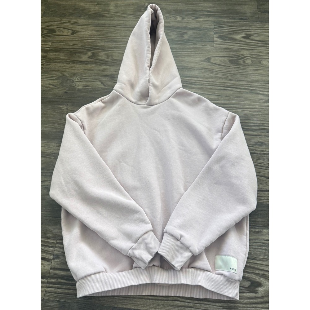 Vuori Women Blush Pink restore 2.0 sweatshirt Fleece Pullover Hoodie Size Small